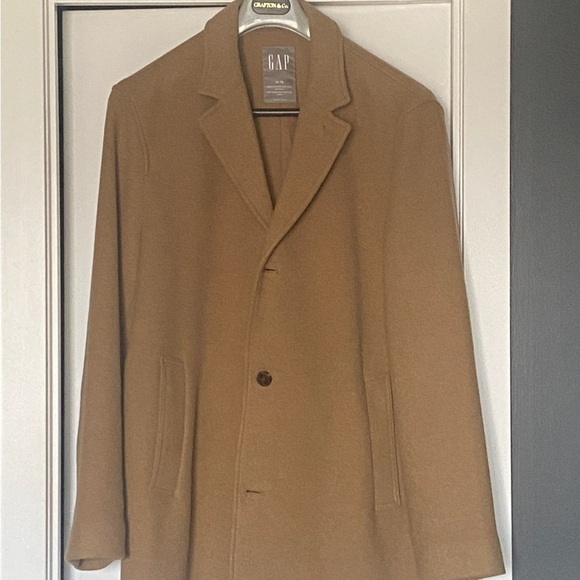 GAP Camel Car Coat. - Picture 1 of 5
